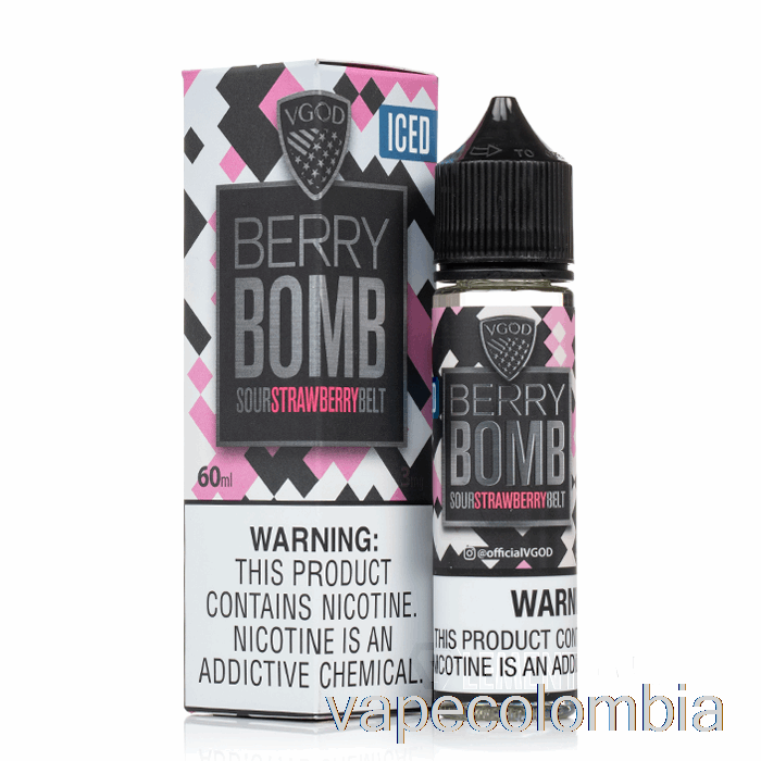 Vape Desechable Bomba De Bayas Heladas - E-líquido Vgod - 60ml 0mg